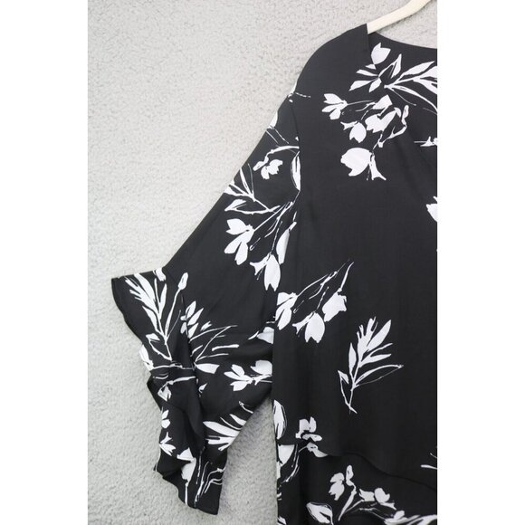 Chelsea & Theodore Womens Ruffle Wide 3/4 Sleeves Blouse-2X/TG New w/Tags - Picture 3 of 11